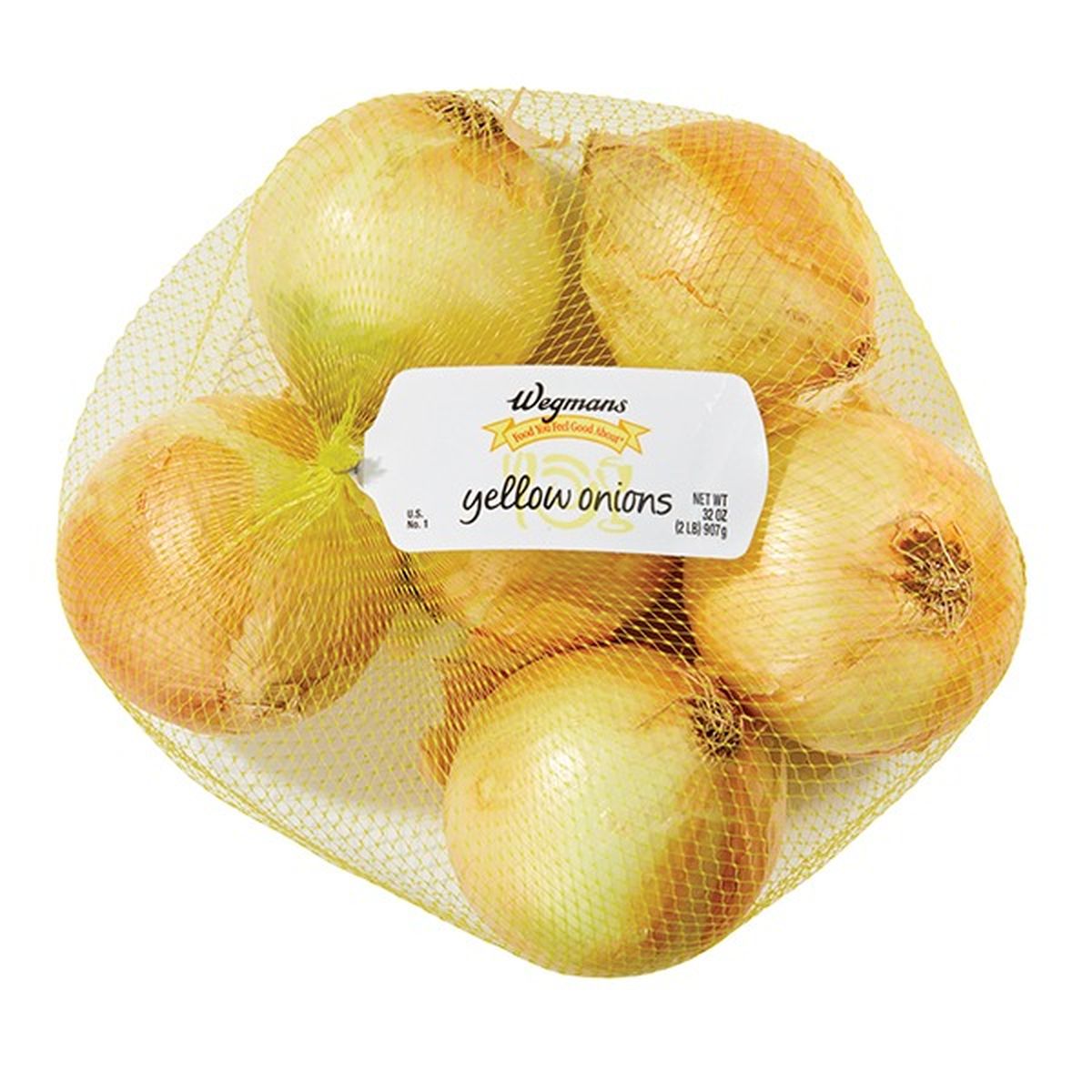 Calories in Wegmans Onions, Yellow