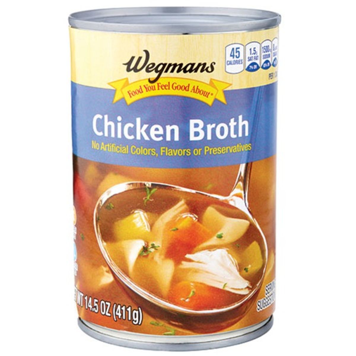 Calories in Wegmans Canned Chicken Broth