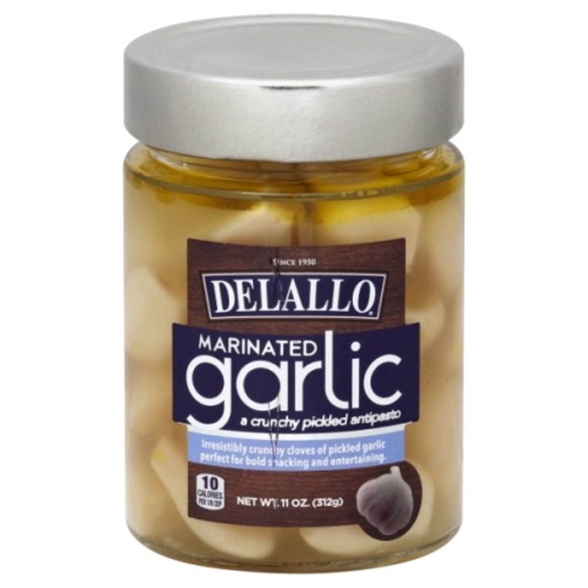 Calories in DeLallo Garlic, Marinated