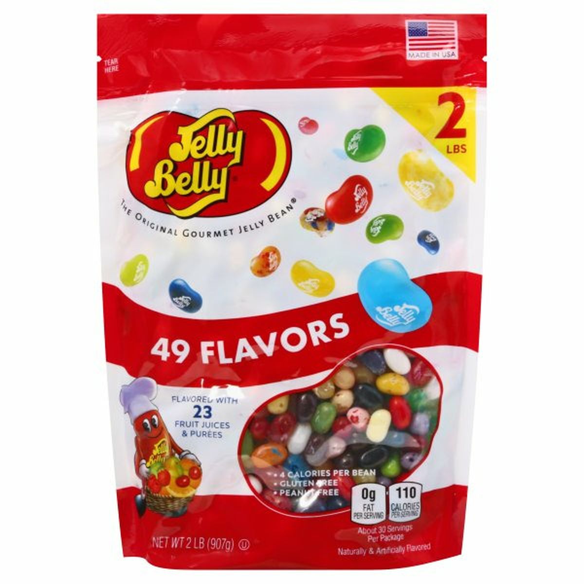 Calories in Jelly Belly Jelly Beans, 49 Flavors