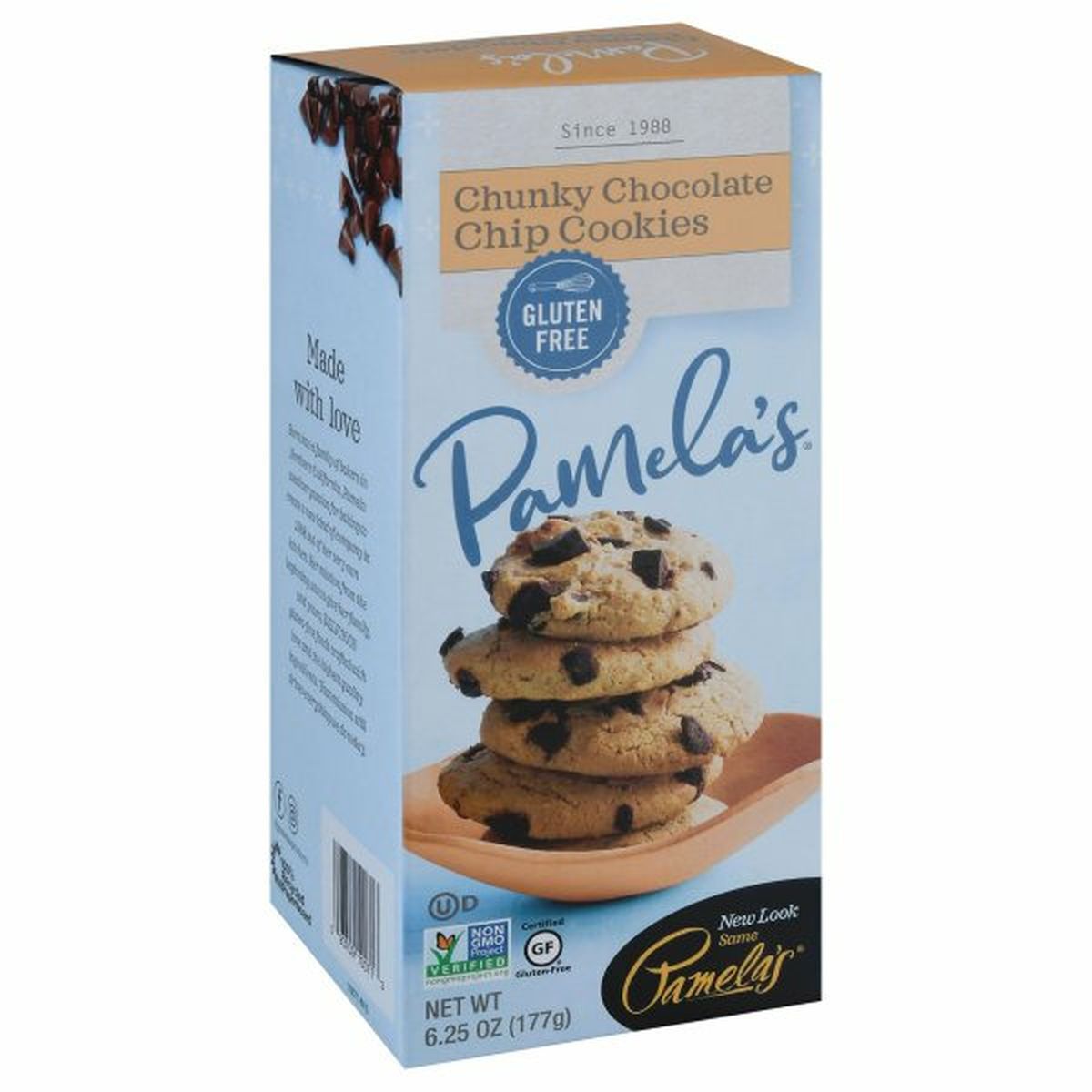 Calories in Pamela's Cookies, Chocolate Chip, Chunky