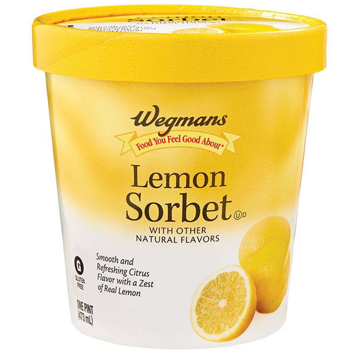 Calories in Wegmans Lemon Sorbet