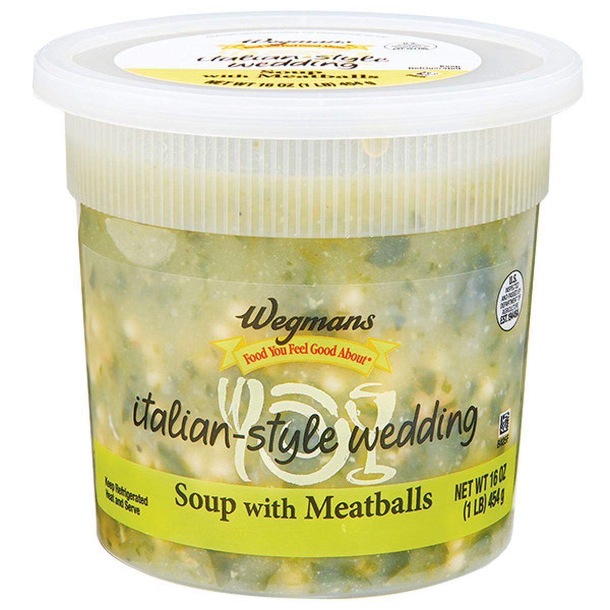 Calories in Wegmans Italian-Style Wedding Soup with Meatballs