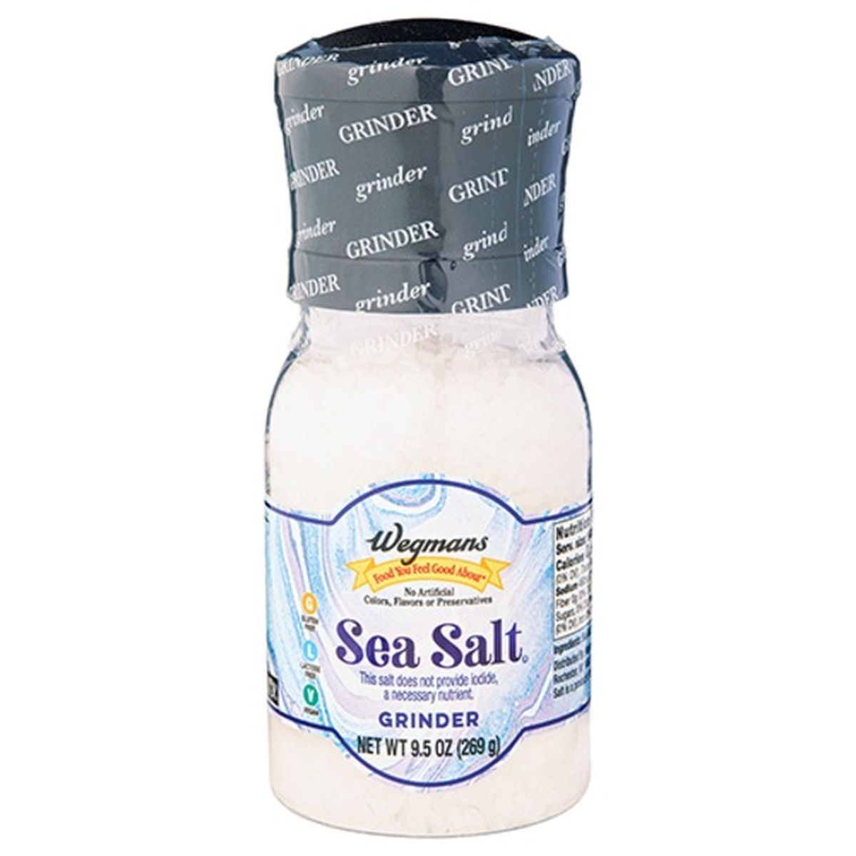 Calories in Wegmans Sea Salt Grinder
