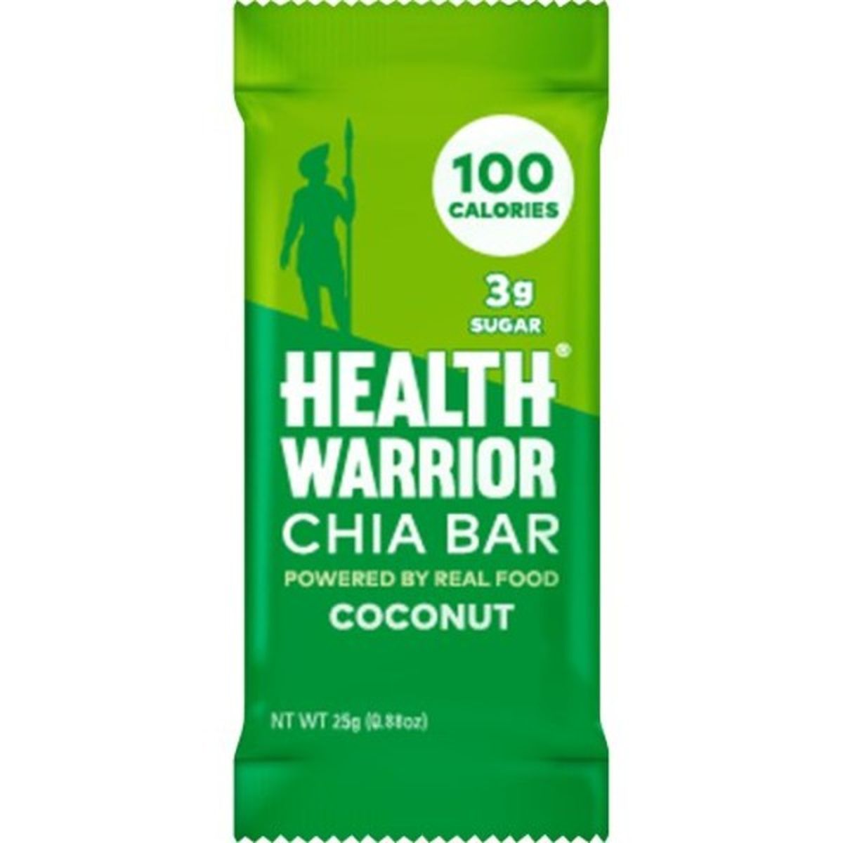 Calories in Health Warrior 100 Calories Chia Bar, Coconut
