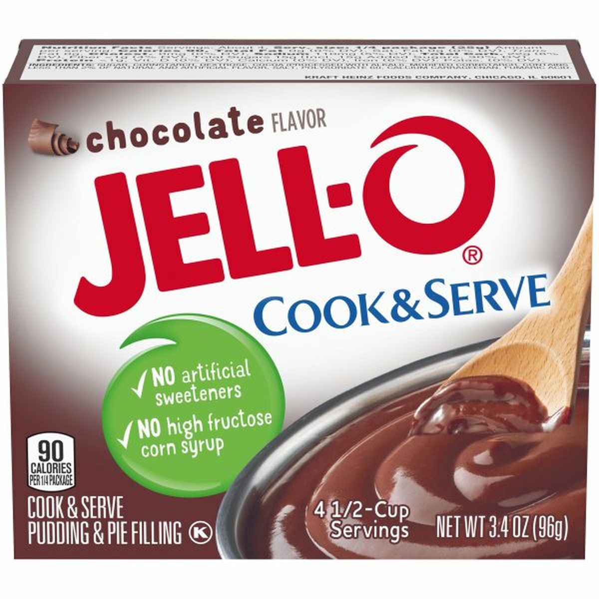 Calories in Jell-O Cook & Serve Chocolate Pudding & Pie Filling