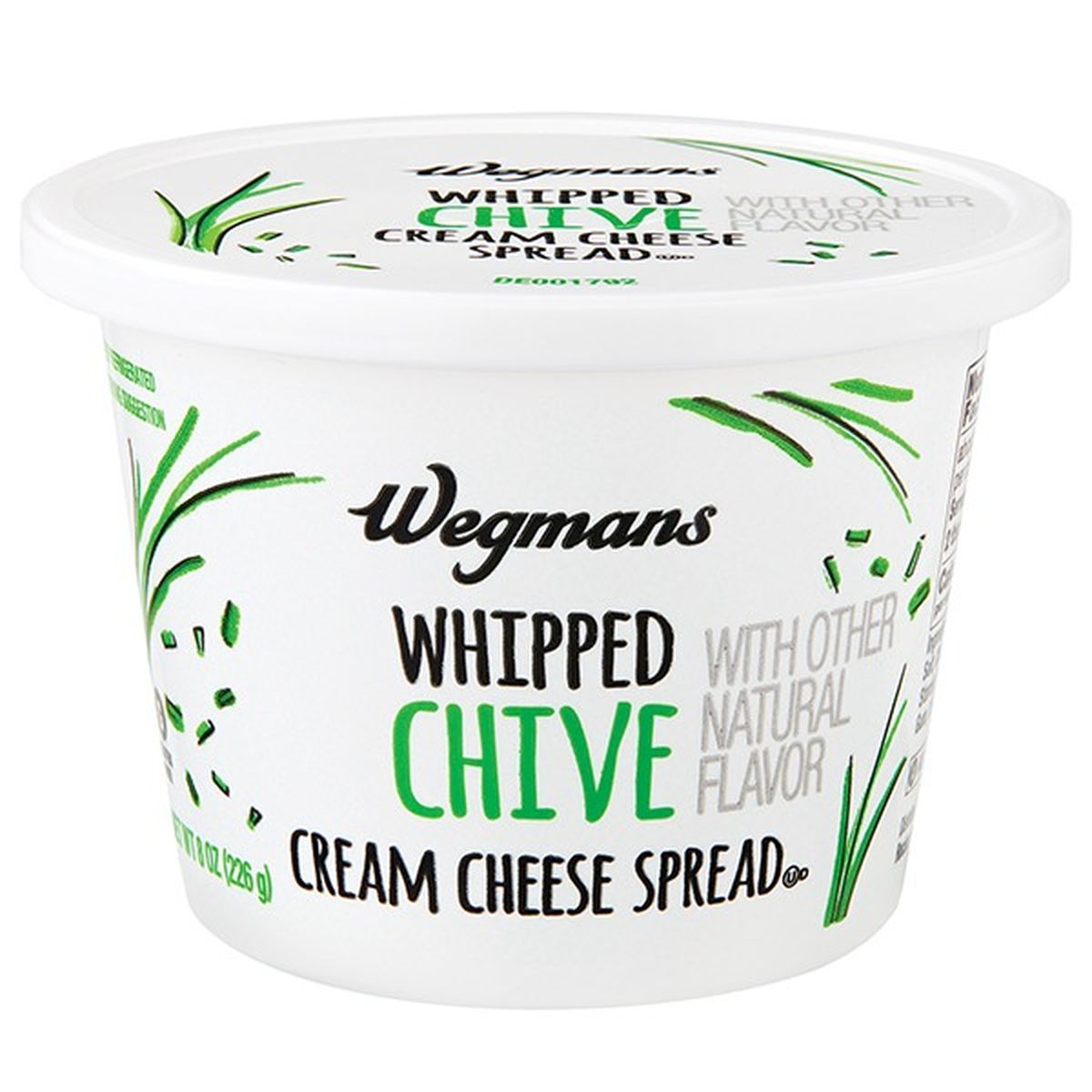 Calories in Wegmans Cream Cheese Spread, Chive, Whipped