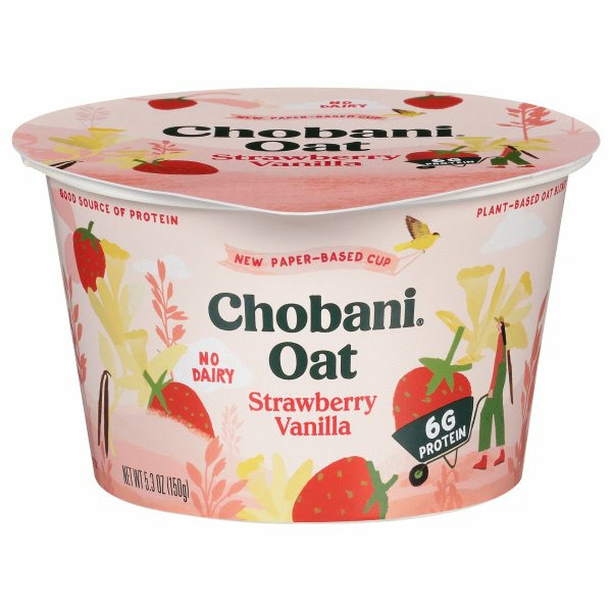 Calories in Chobani Oat, Strawberry Vanilla
