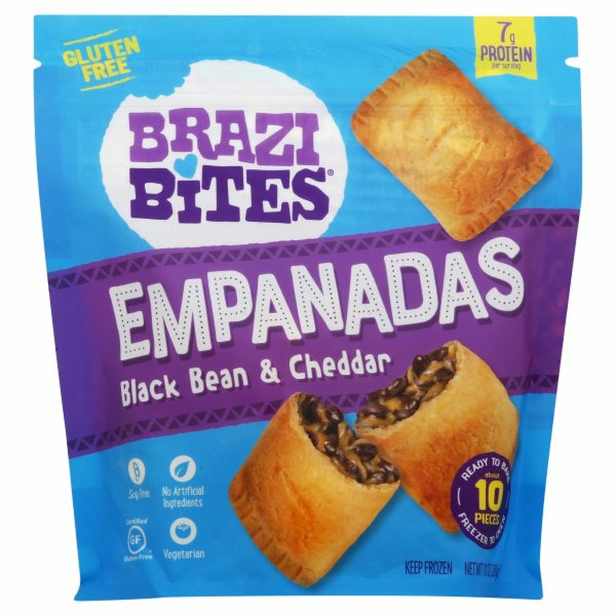 Calories in Brazi Bites Black Bean & Cheddar Empanadas