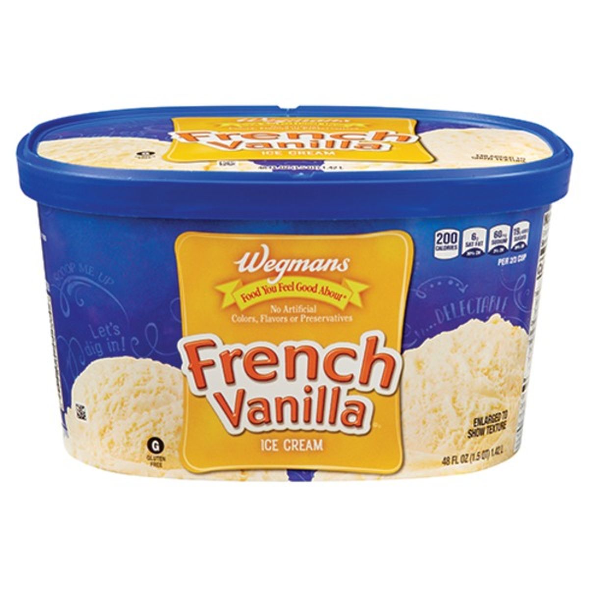 Calories in Wegmans French Vanilla Ice Cream
