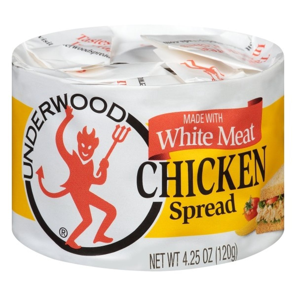 Calories in Underwood Spread, Chicken