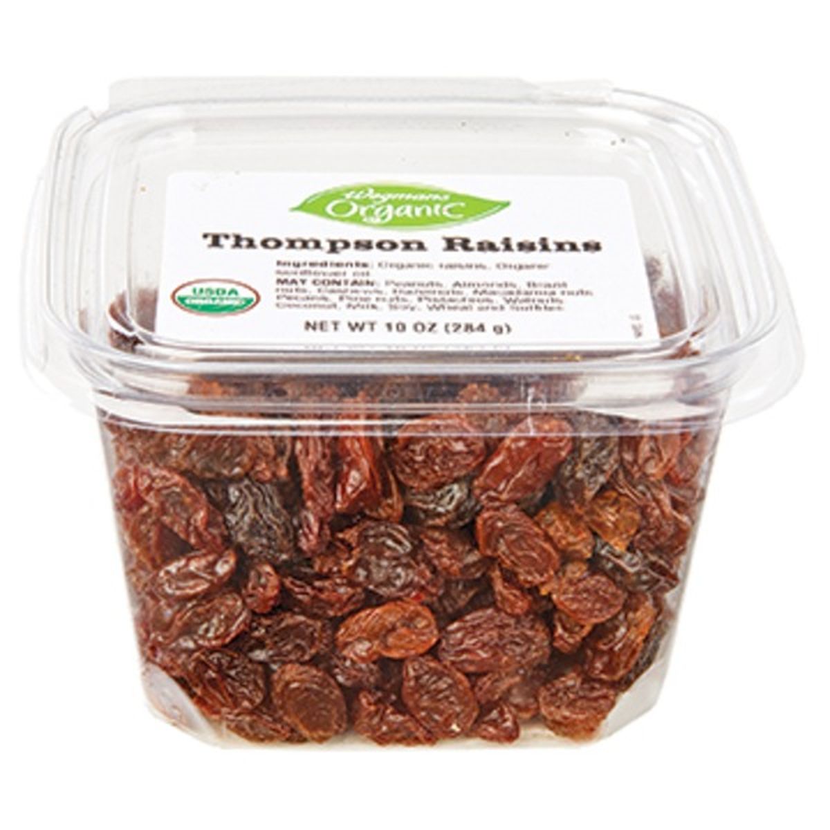 Calories in Wegmans Organic Thompson Raisins