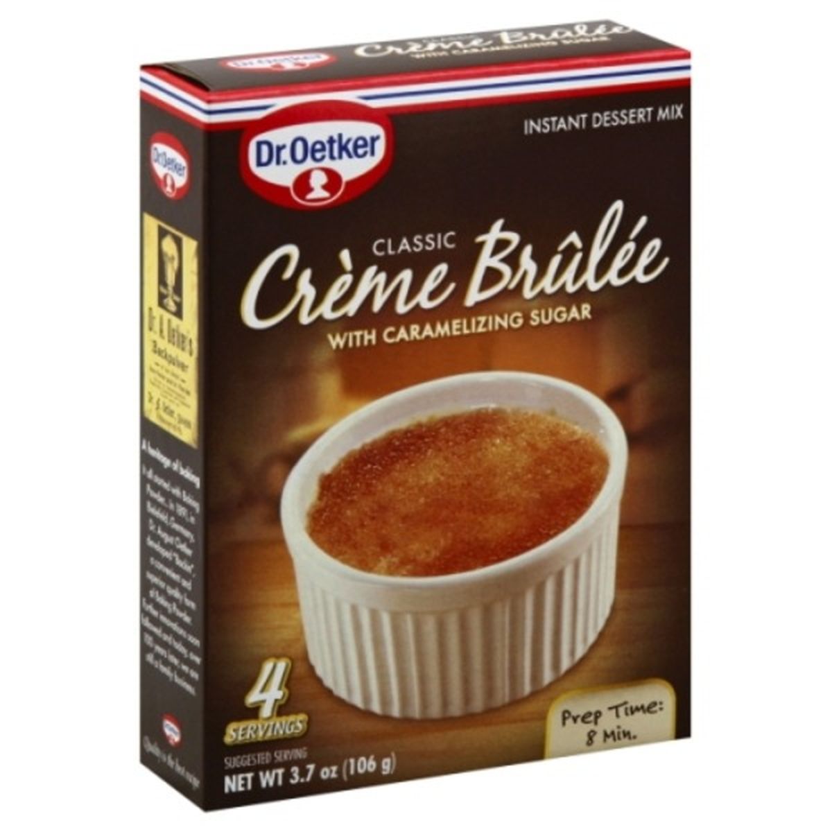 Calories in Dr. Oetker Instant Dessert Mix, Classic Creme Brulee