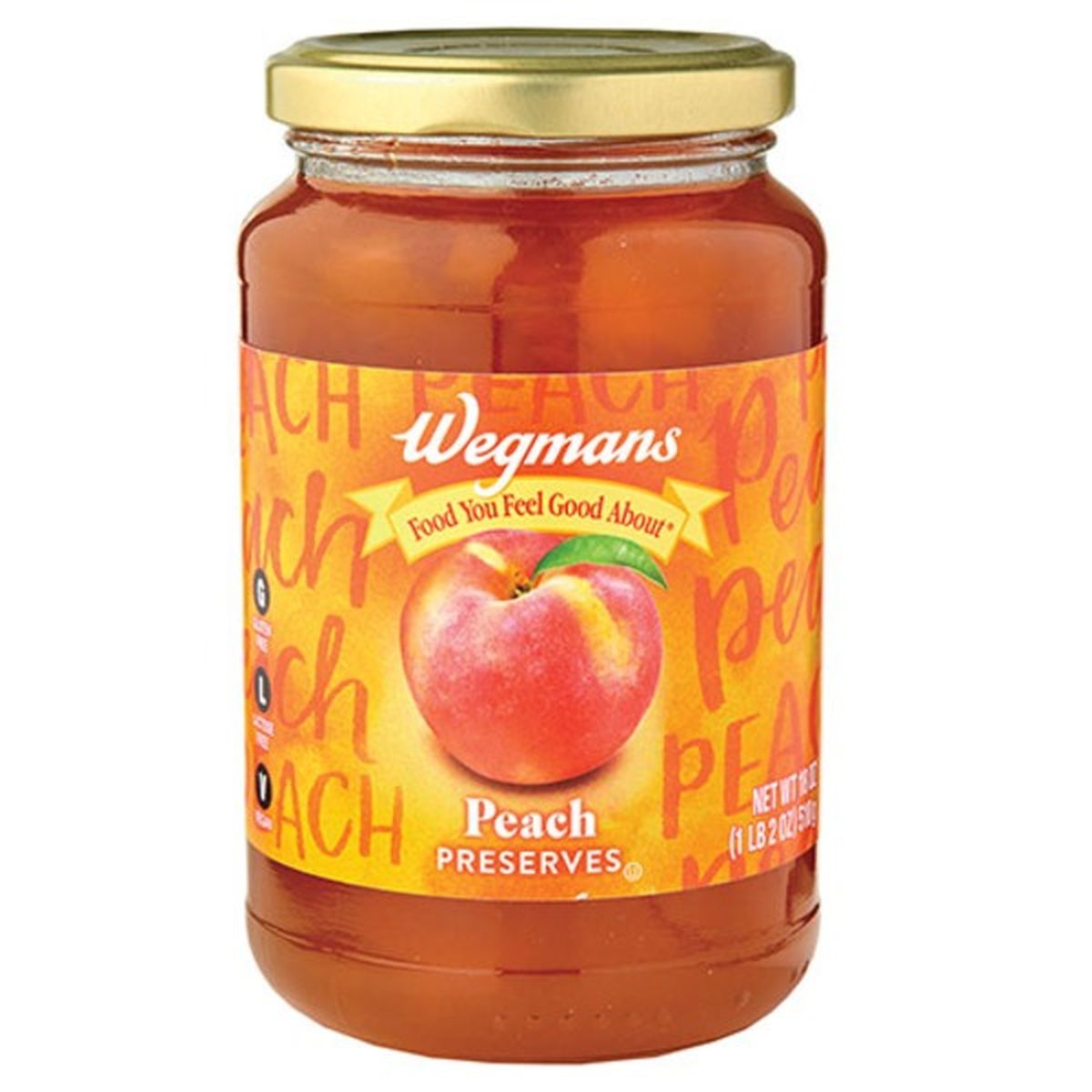 Calories in Wegmans Peach Preserves