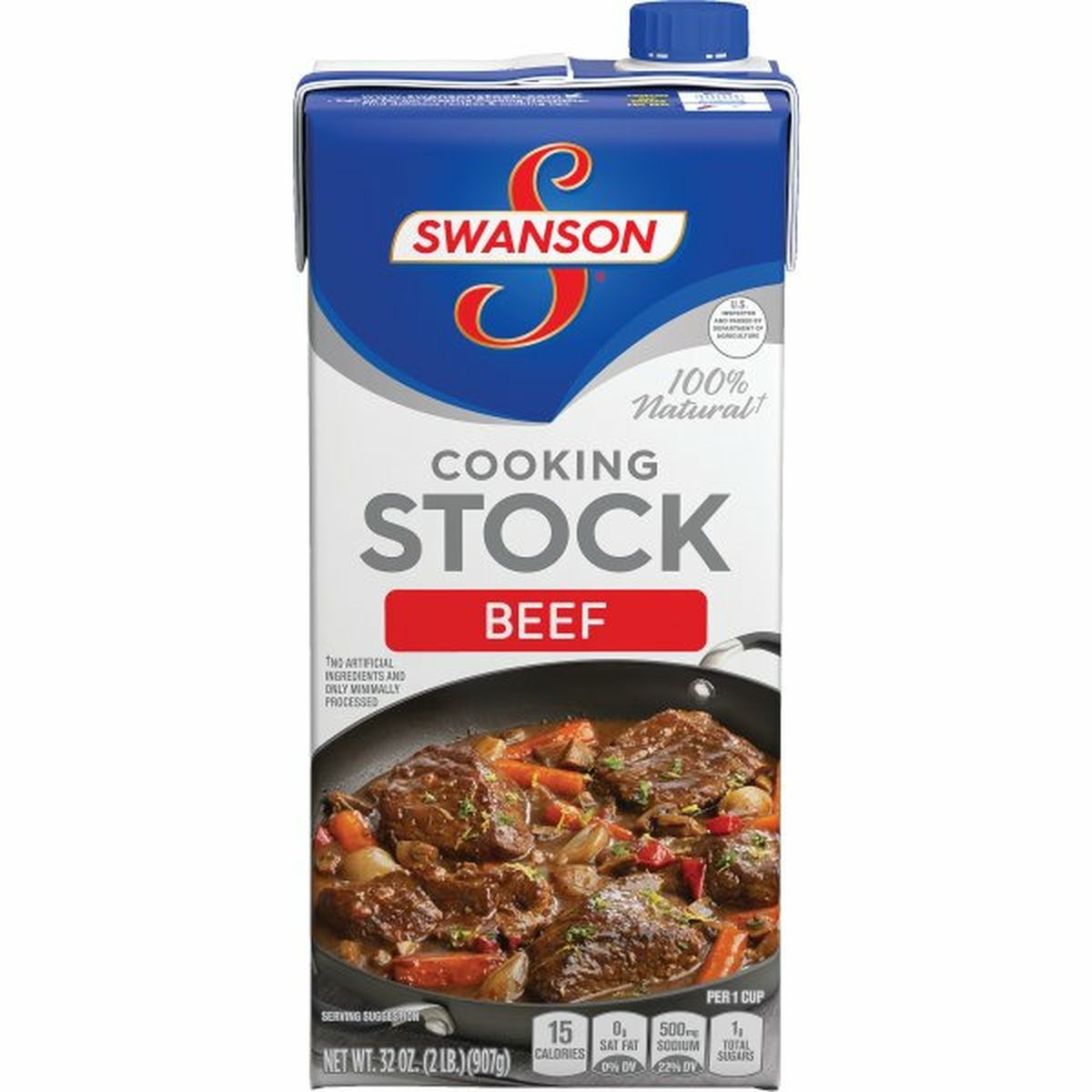 Calories in Swansons Beef Stock