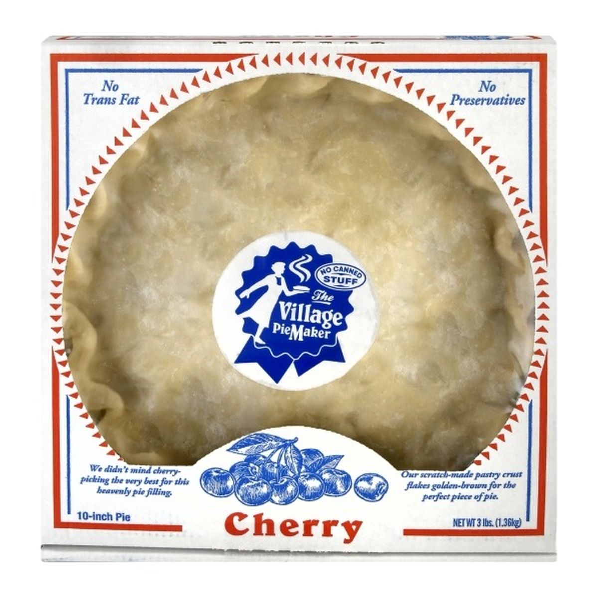 Calories in The Village PieMaker Pie, Cherry, 10-Inch