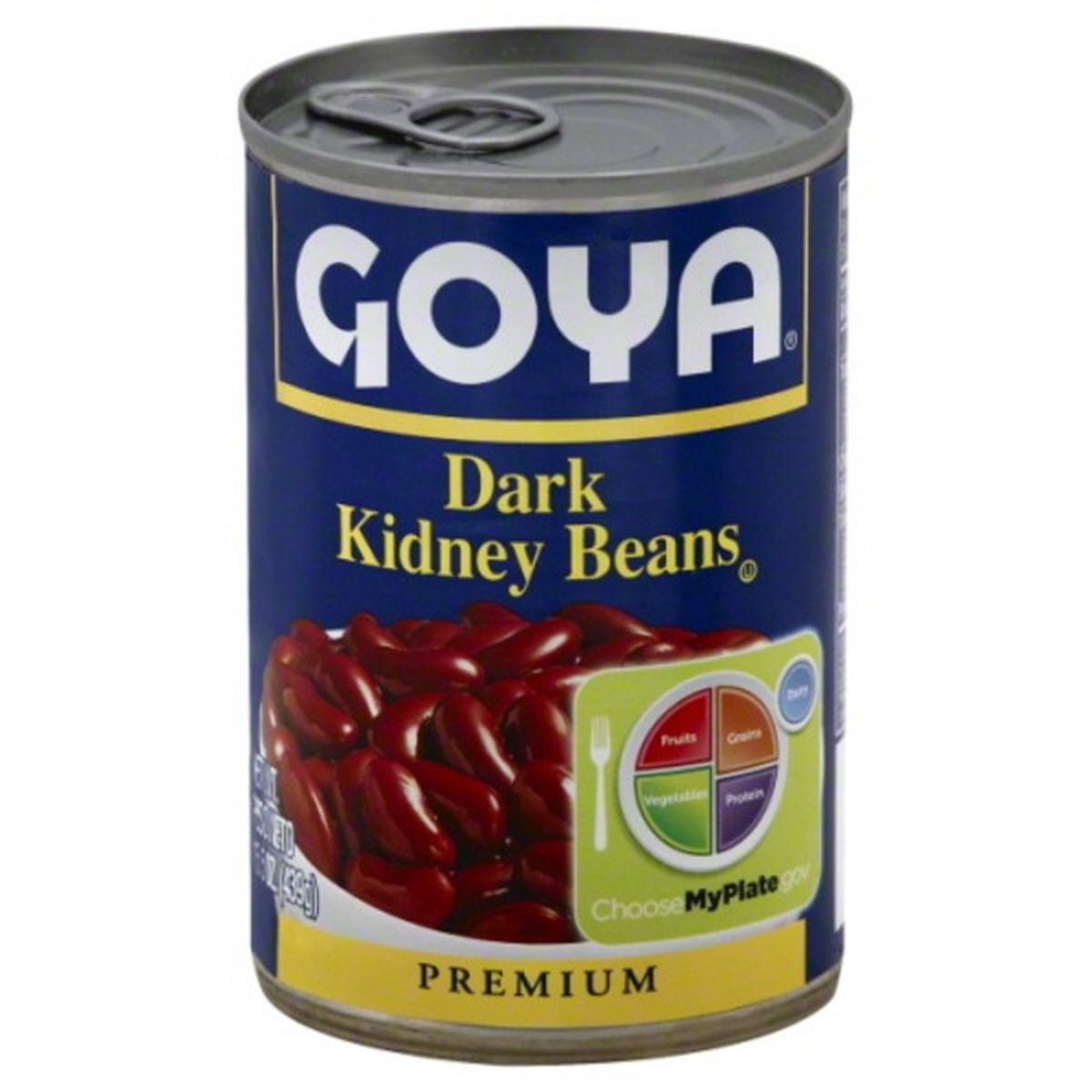 Calories in Goya Kidney Beans, Dark, Premium