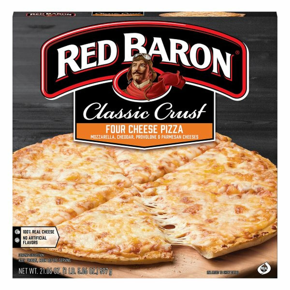 Calories in Red Baron Pizza, Classic Crust, Four Cheese