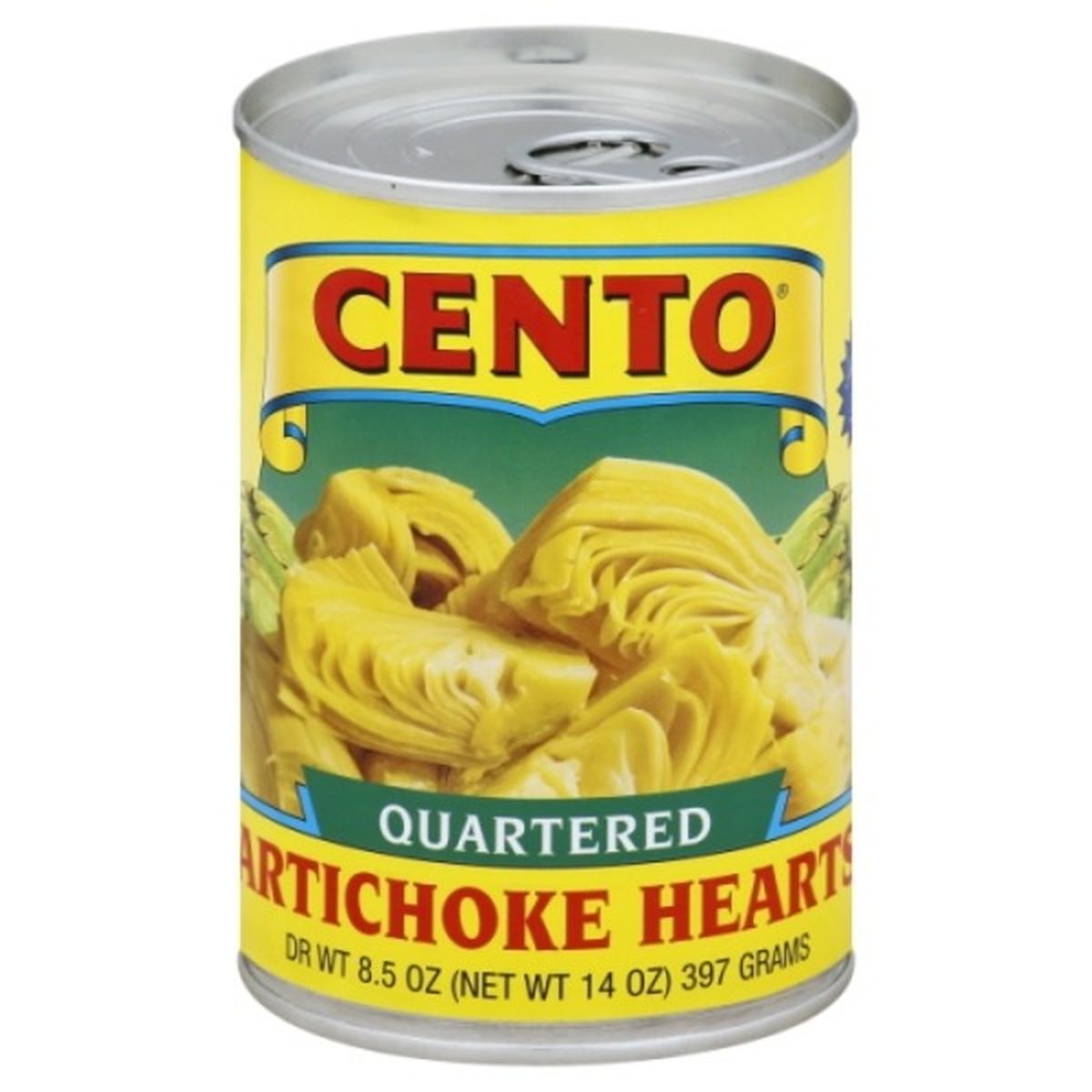 Calories in Cento Artichoke Hearts, Quartered