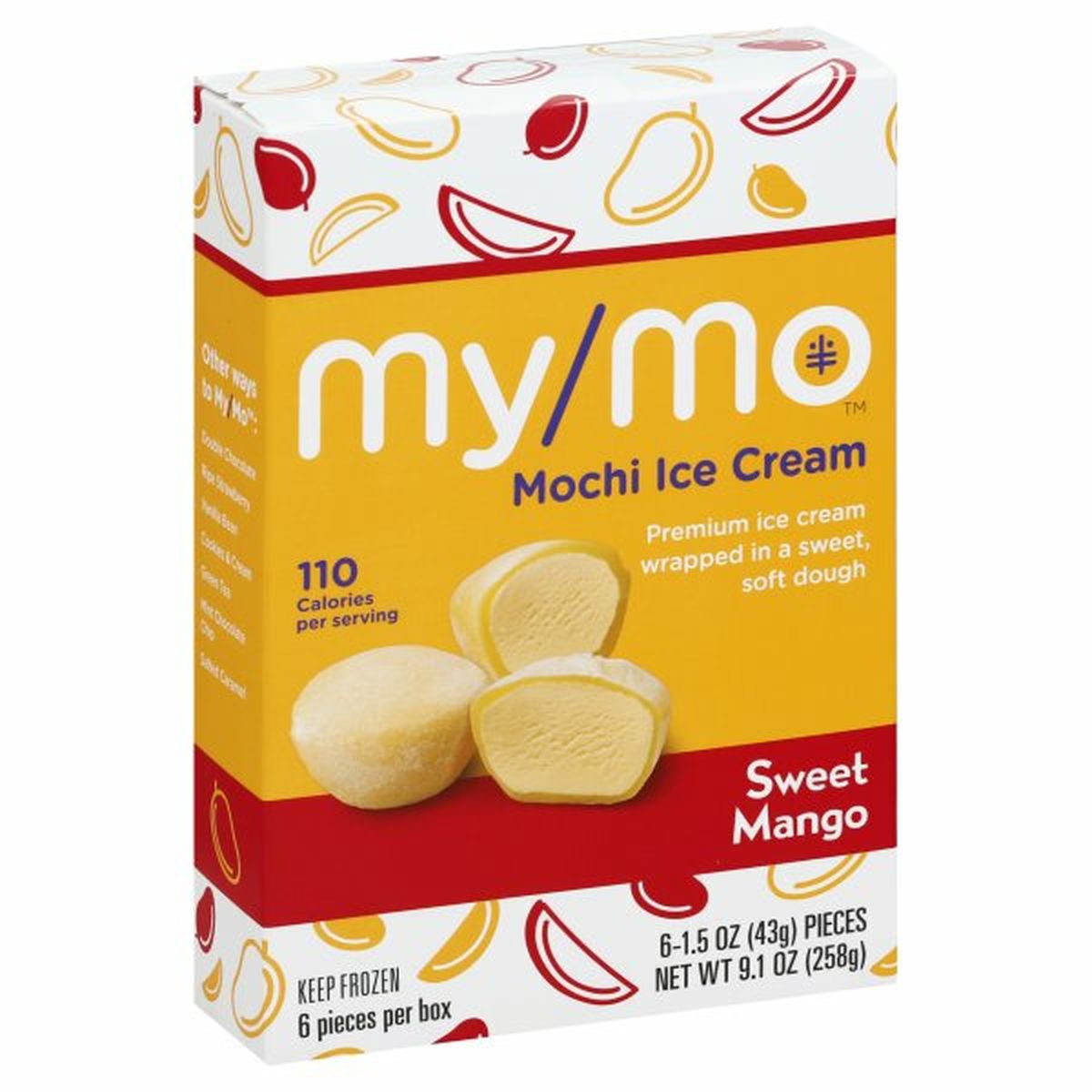 Calories in My Mochi Ice Cream, Mochi, Sweet Mango
