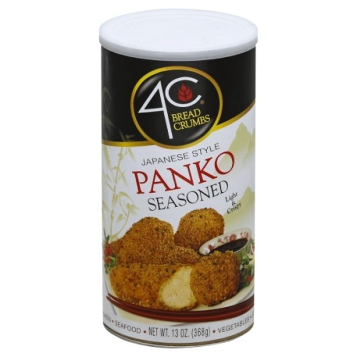 Calories in 4C Foods Bread Crumbs, Japanese Style Panko, Seasoned