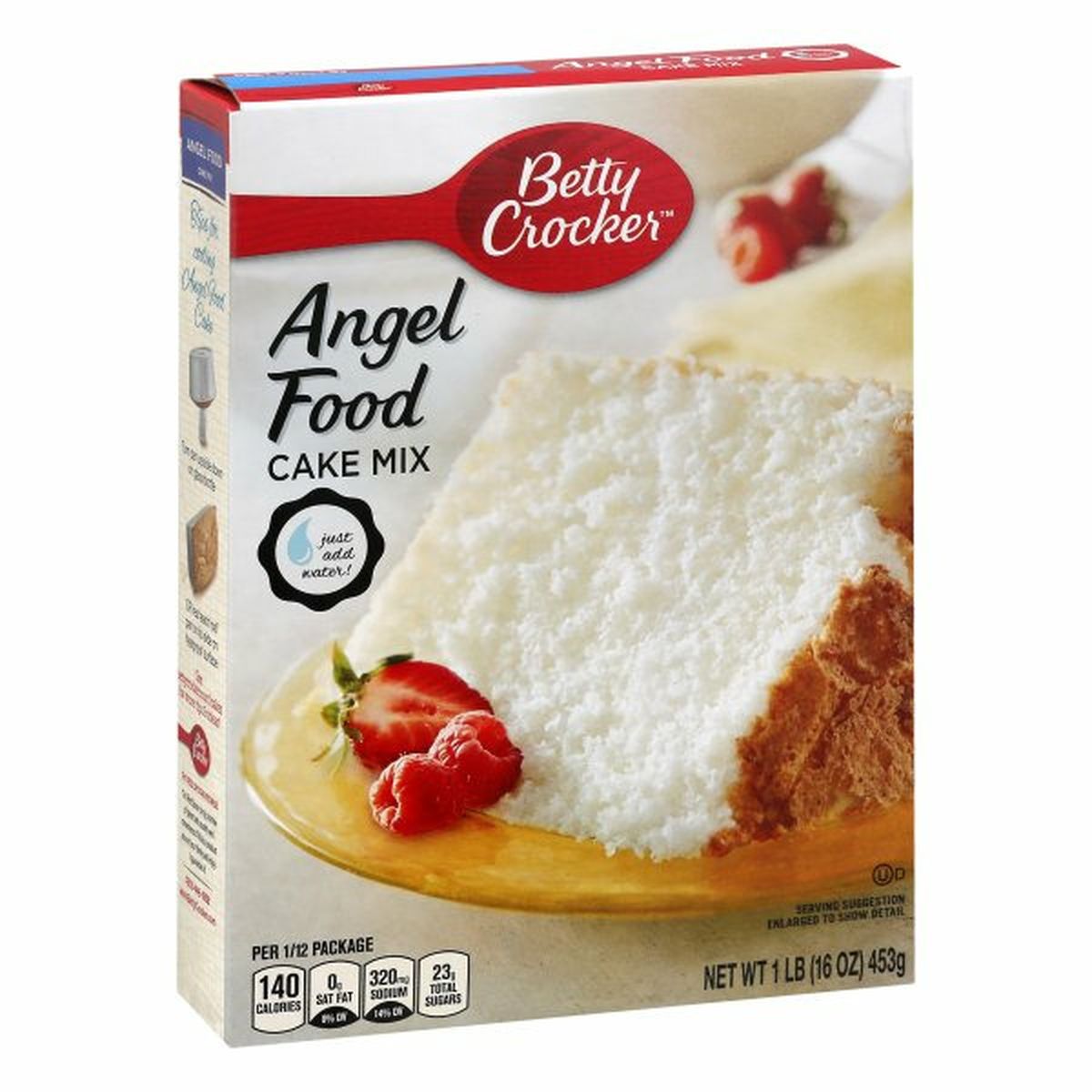 Calories in Betty Crocker Cake Mix, Angel Food