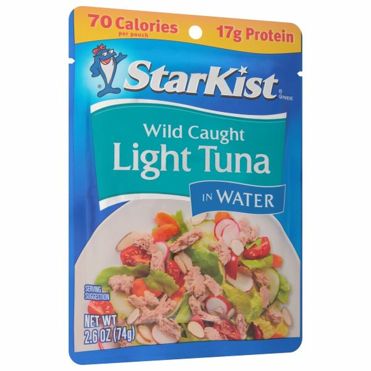 Calories in StarKist Tuna, Light, Wild Caught, in Water