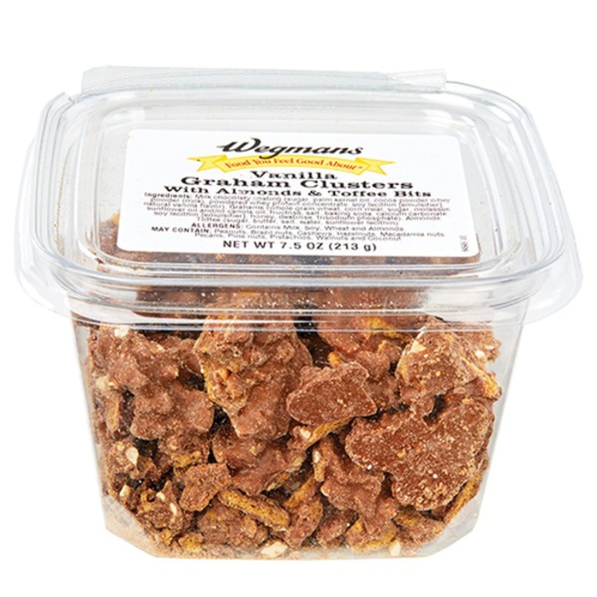 Calories in Wegmans Graham Clusters with Almonds & Toffee Bits