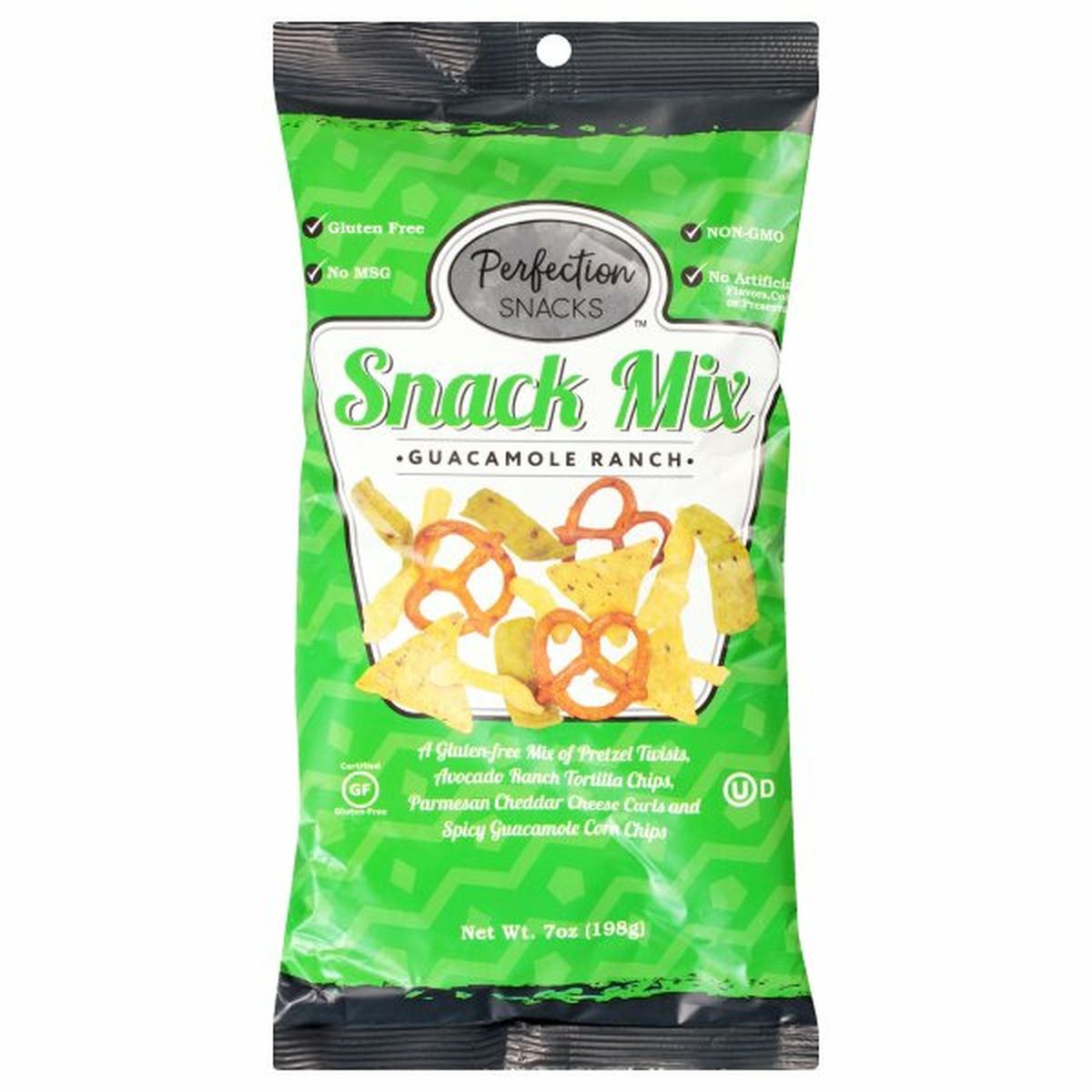 Calories in Perfection Snacks Snack Mix, Guacamole Ranch