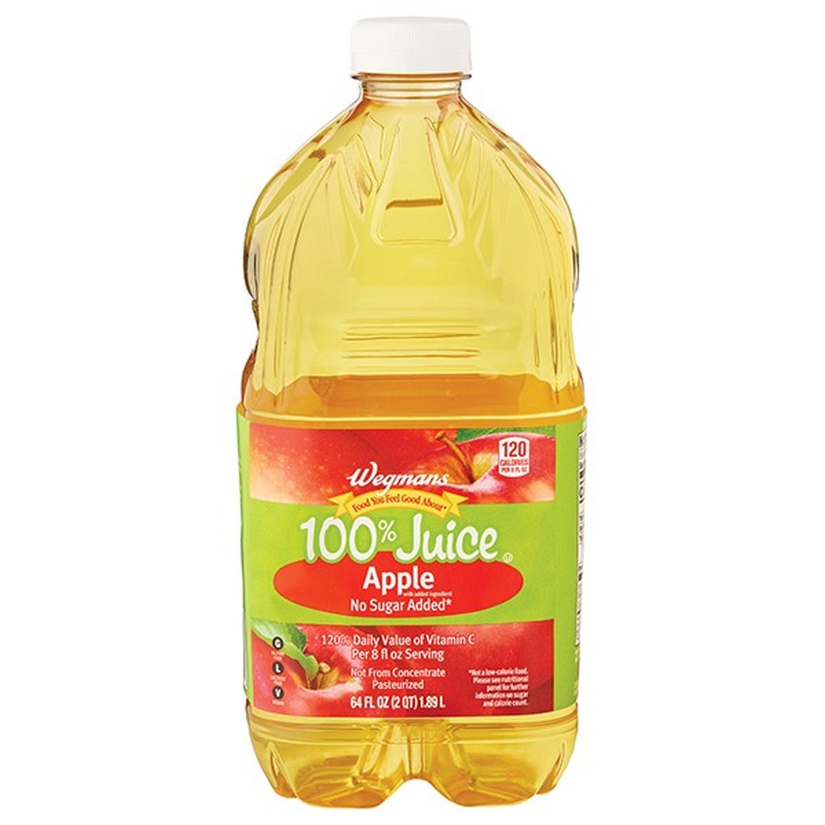 Calories in Wegmans 100% Juice, Apple
