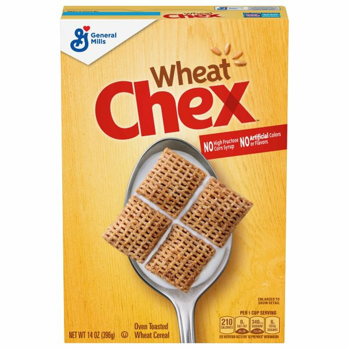 Calories in Chex Cereal, Wheat, Oven Toasted
