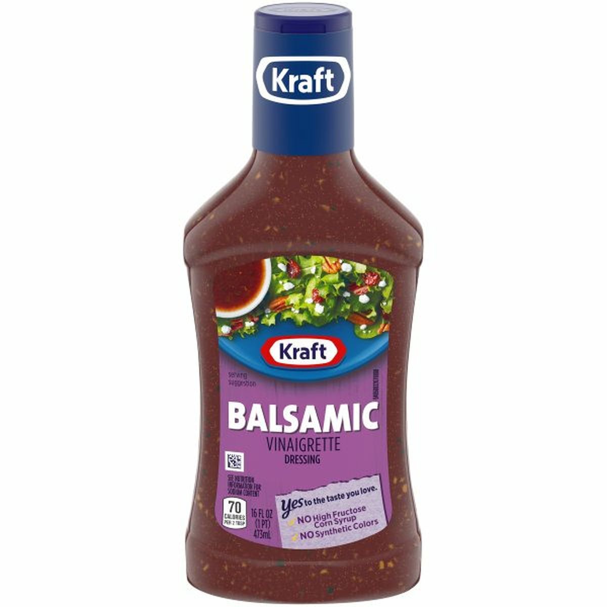Calories in Kraft Balsamic Vinaigrette Dressing