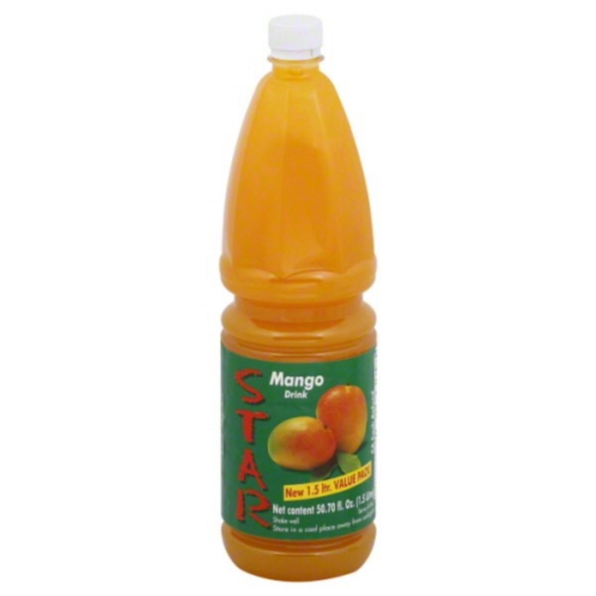 Calories in Star Drink, Mango, Value Pack
