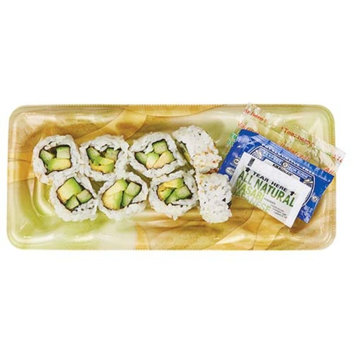 Calories in Wegmans Avocado Cucumber Roll with White Rice (Vegetable)