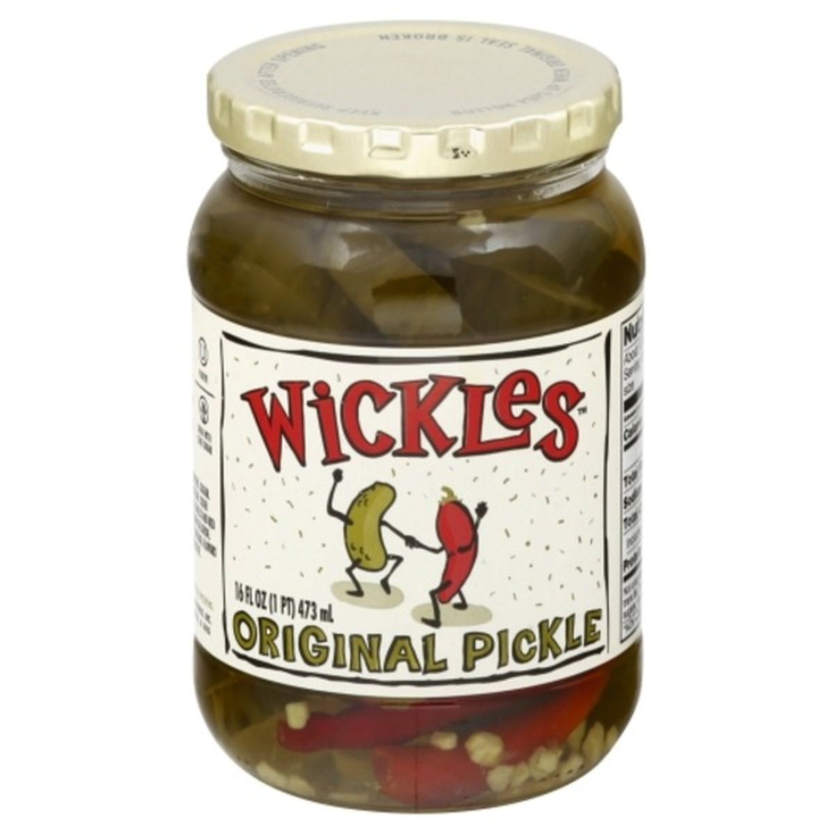 Calories in Wickles Pickle, Original
