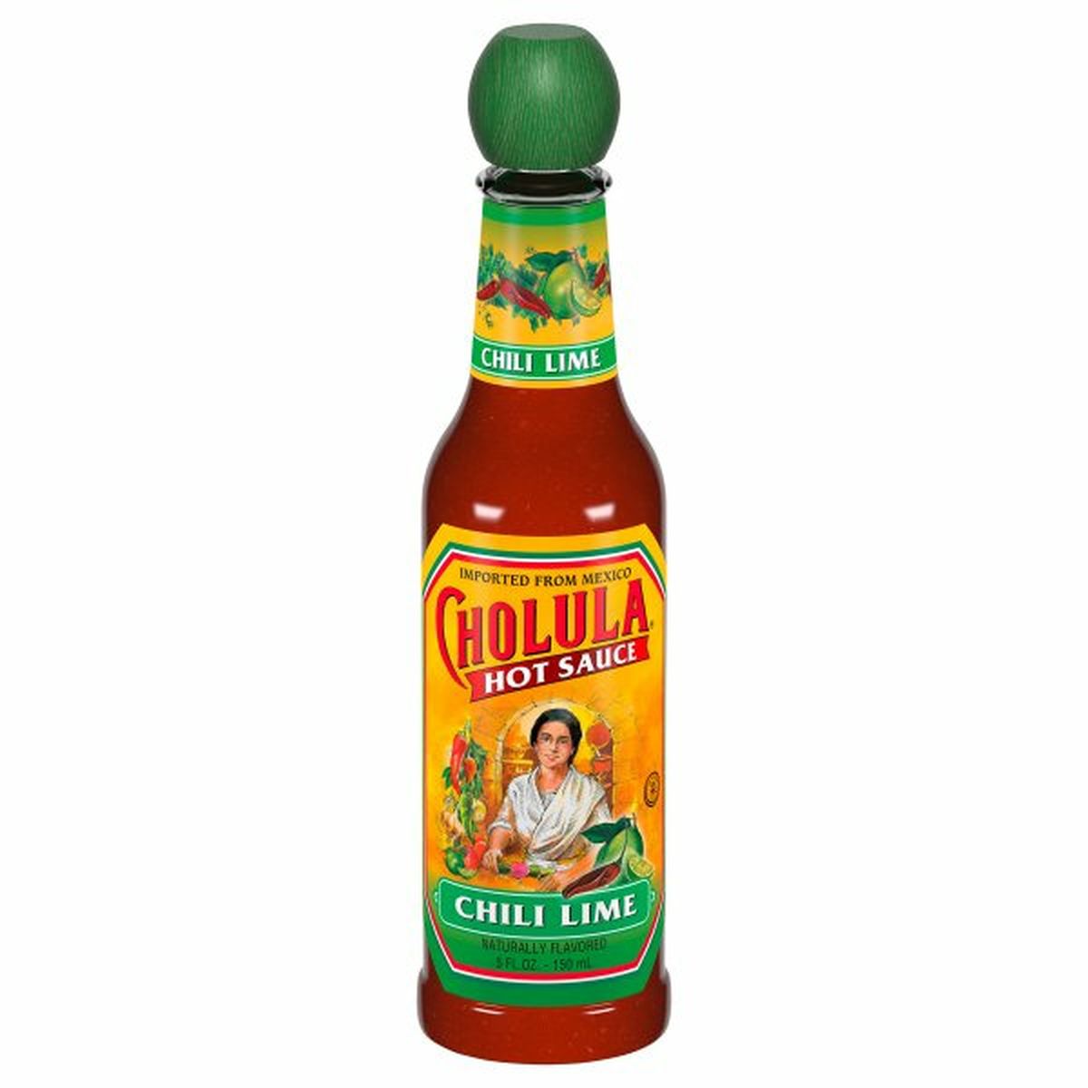 Calories in Cholulas  Hot Sauce, Chili Lime