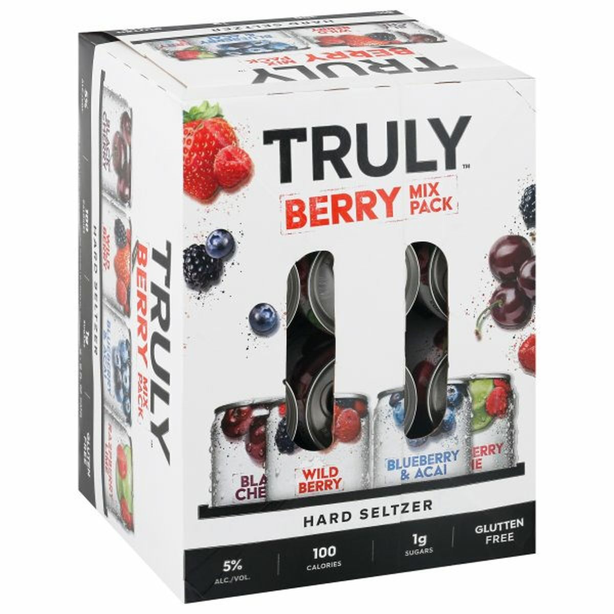 Calories in TRULY Hard Seltzer Berry Mix Pack 12/12 oz cans