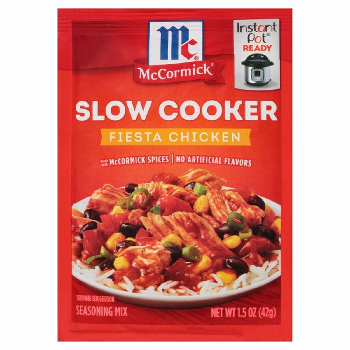 Calories in McCormicks Slow Cooker Slow Cooker Fiesta Chicken Seasoning Mix