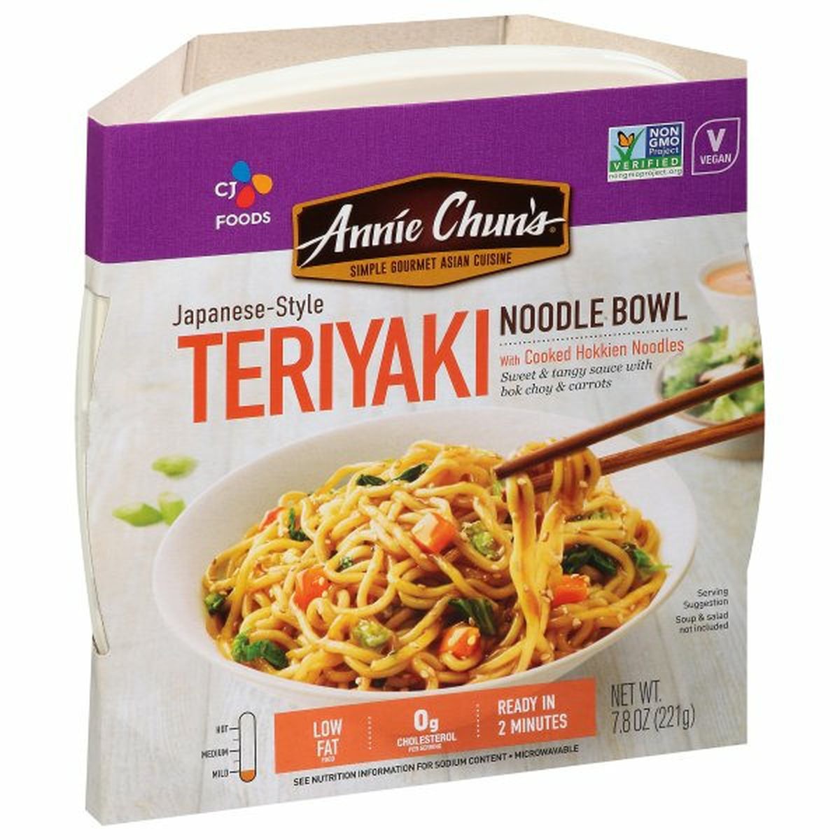 Calories in Annie Chuns Noodle Bowl, Teriyaki, Japanese-Style, Mild