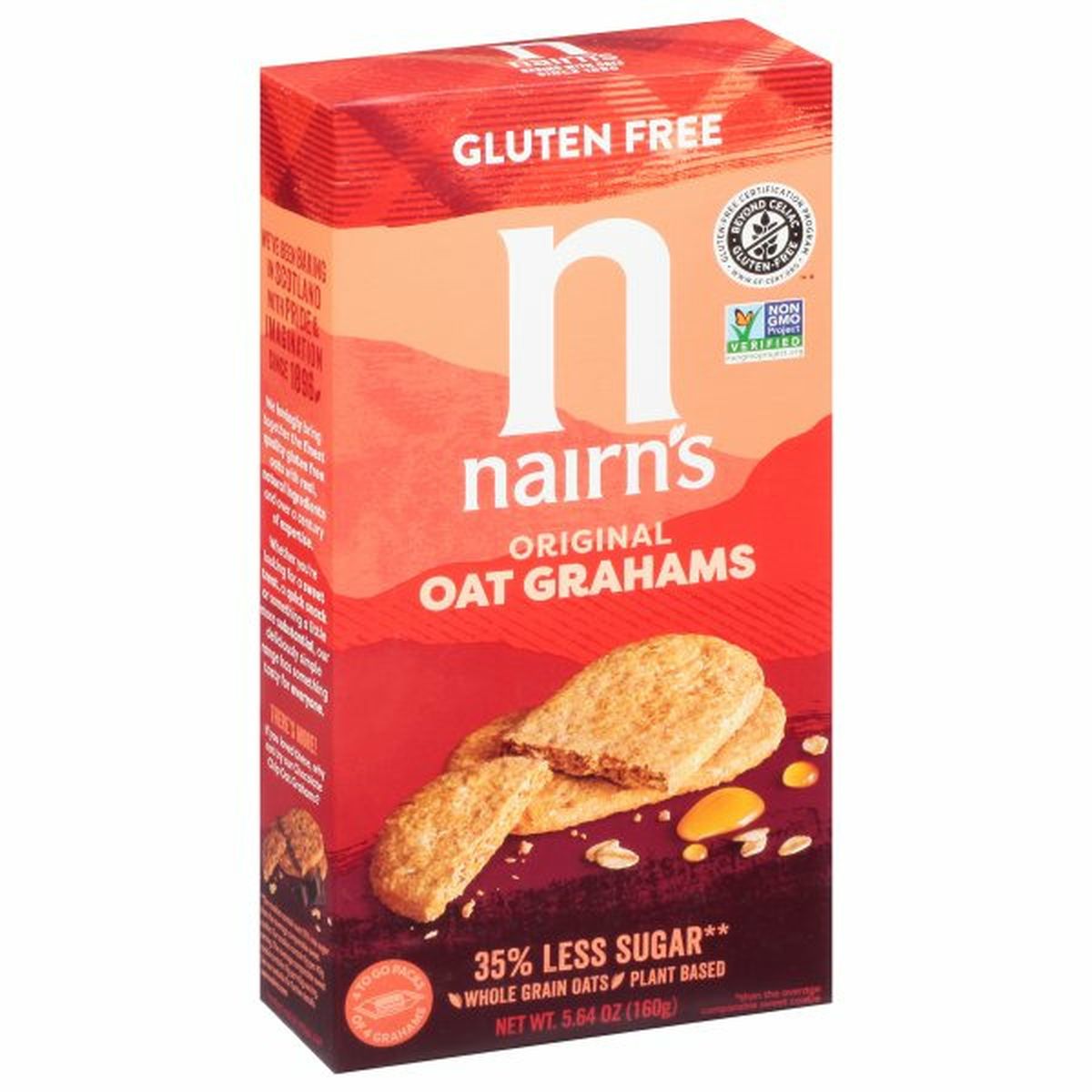 Calories in Nairn's Oat Grahams, Gluten Free, Original