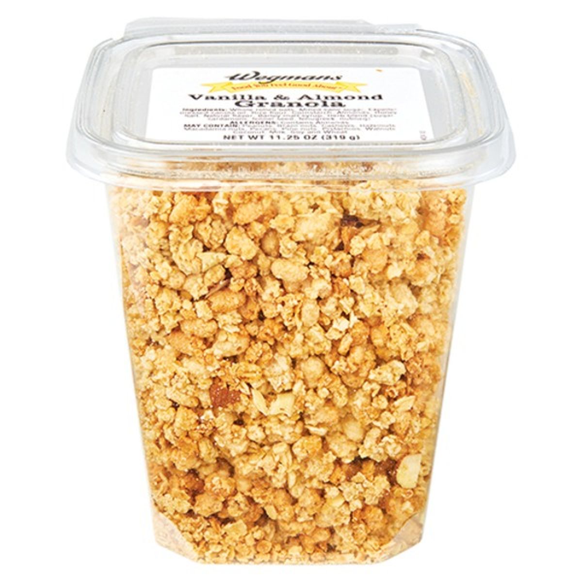 Calories in Wegmans Vanilla & Almond Granola