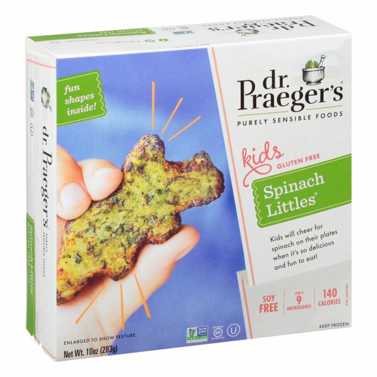 Calories in Dr. Praeger's Spinach Littles, Gluten Free