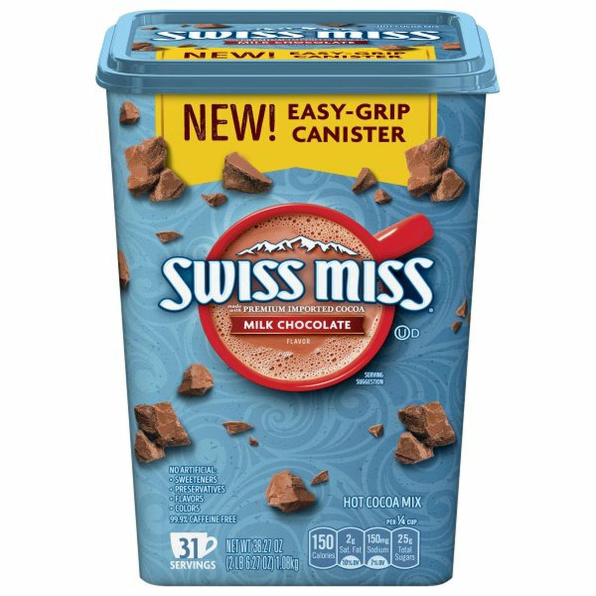 Calories in Swiss Miss Hot Cocoa Mix, Milk Chocolate Flavor