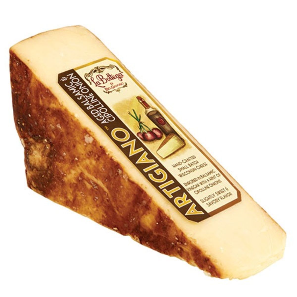 Calories in Aged Balsamic & Cipolline Artigiano Cheese