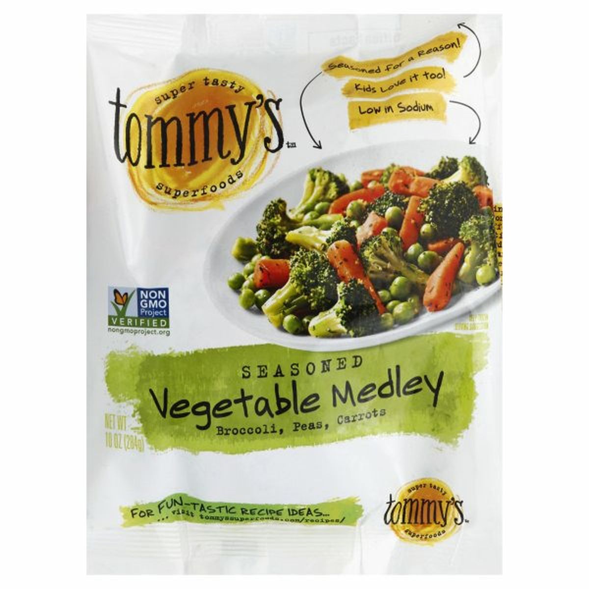 Calories in Tommys Vegetable Medley, Seasoned