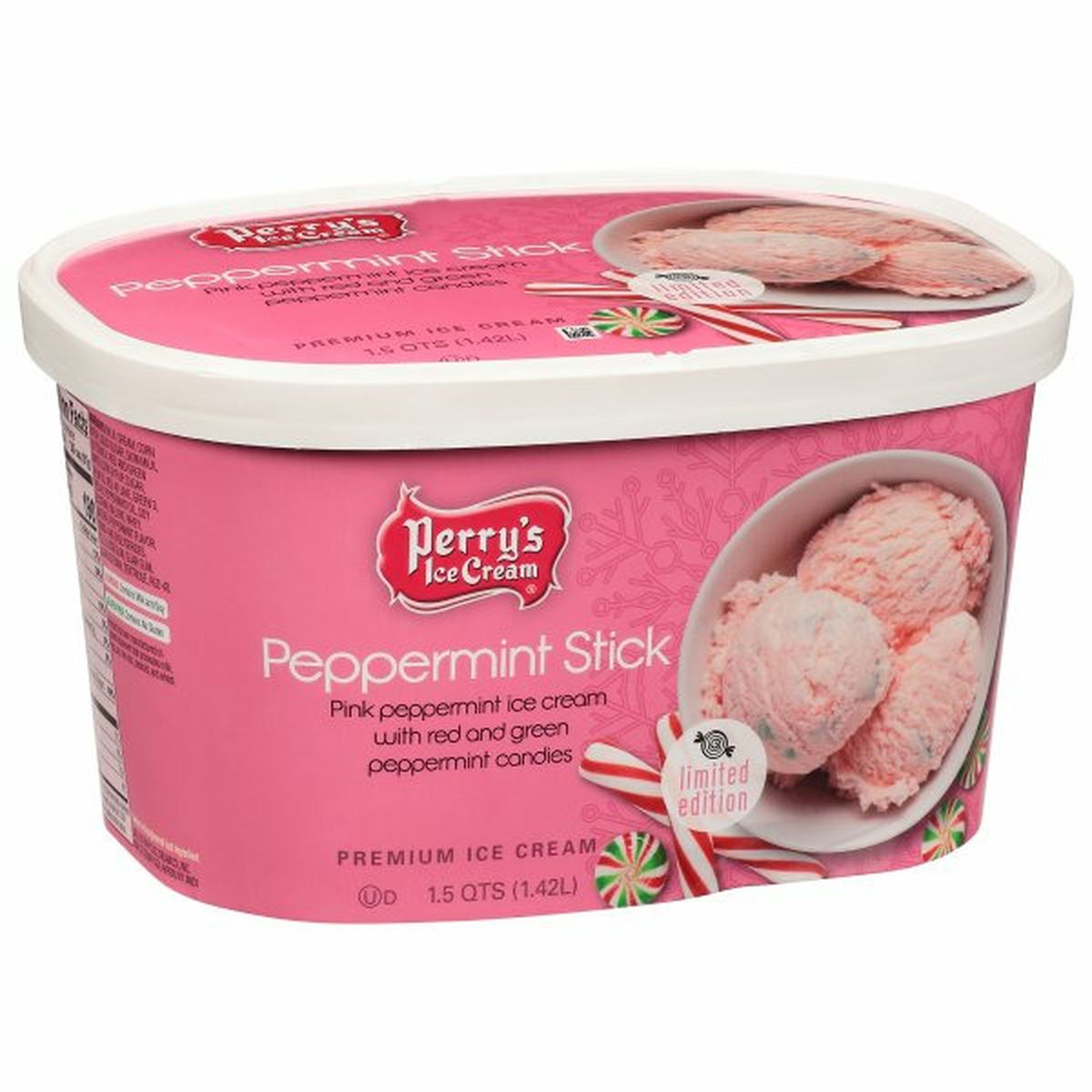 Calories in Perry's Ice Cream Premium, Peppermint Stick