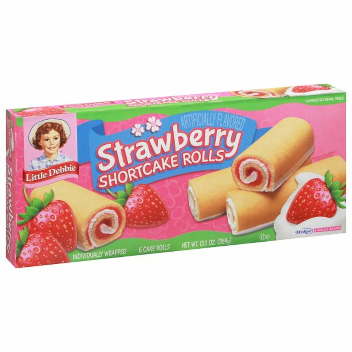Calories in Little Debbie Cake Rolls, Strawberry Shortcake