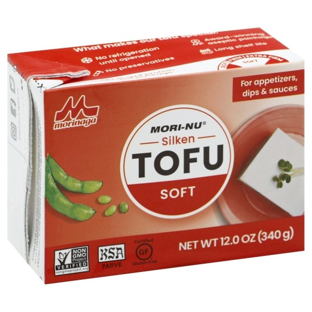 Calories in Mori-Nu Tofu, Soft, Silken