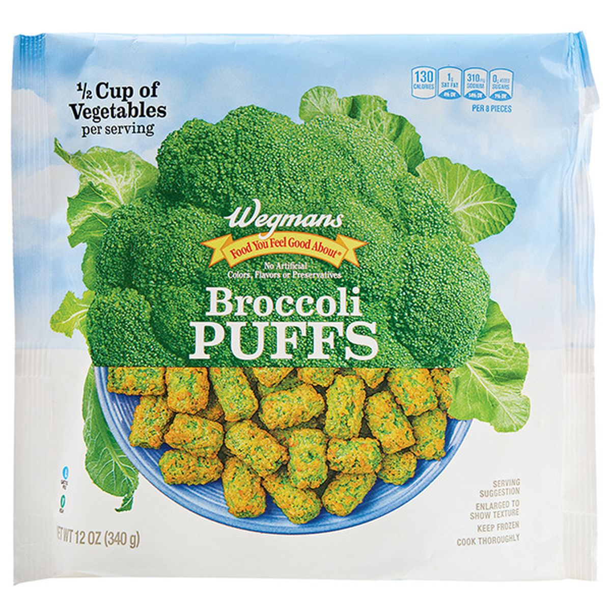 Calories in Wegmans Broccoli Puffs