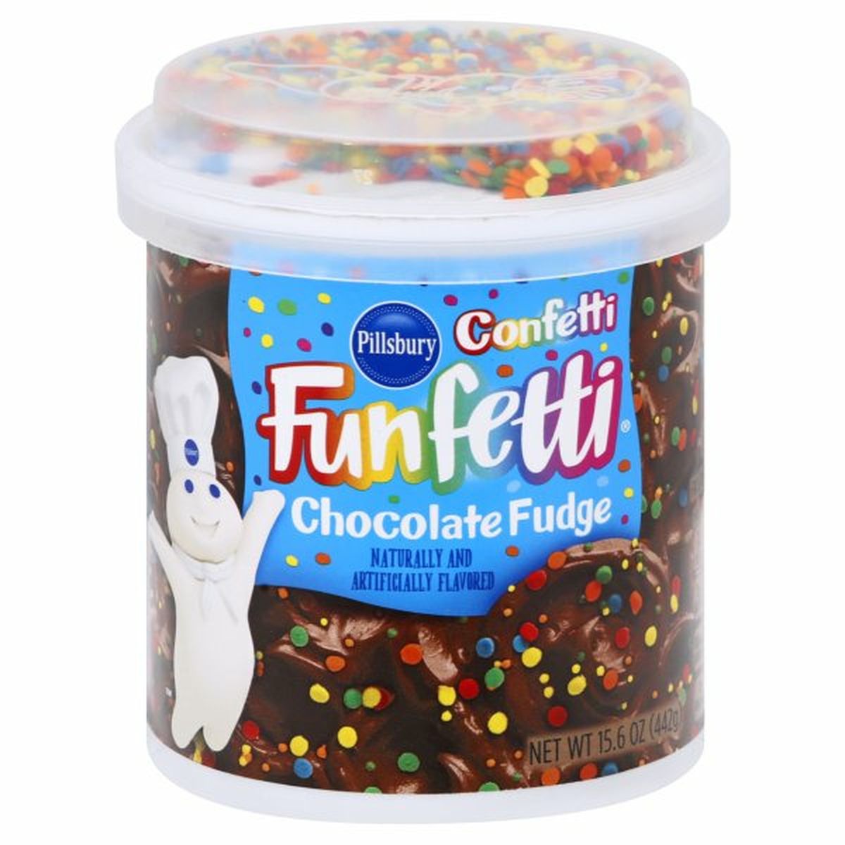 Calories in Pillsbury Confetti Funfetti Frosting, Chocolate Fudge